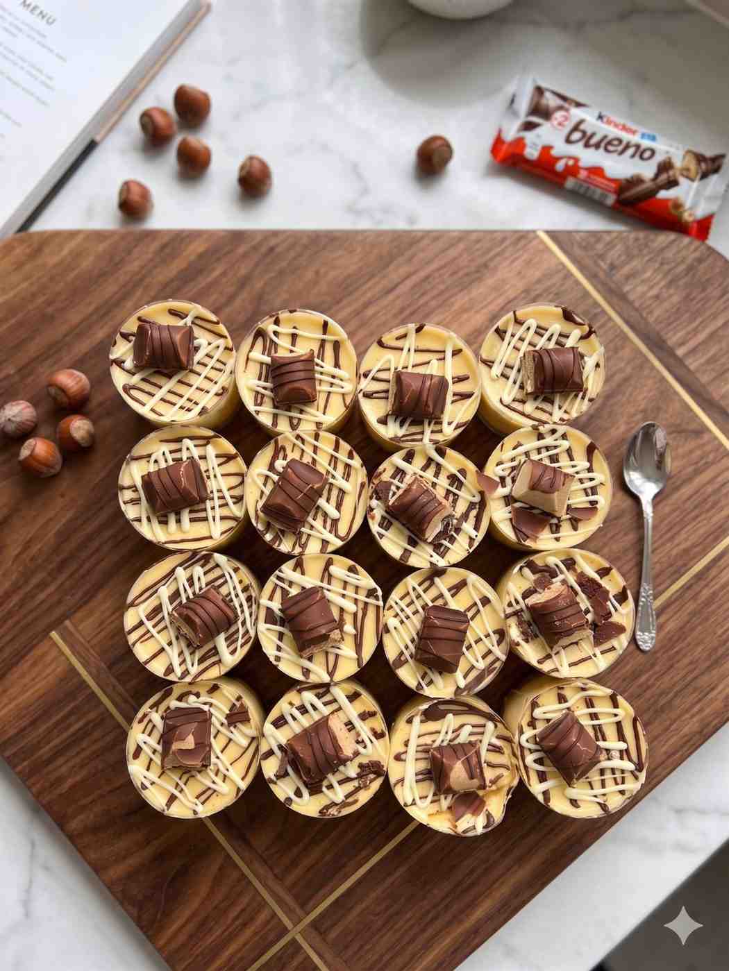 Kinder bueno cheesecake