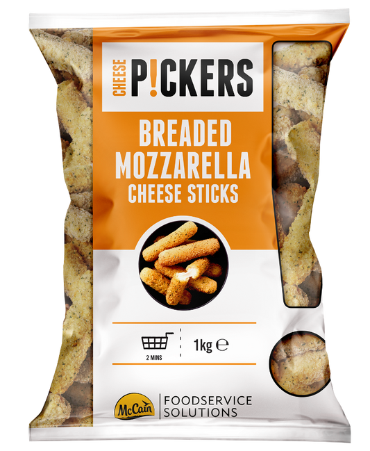 PICKERS BREADED MOZZ STICKS (6X1KG)