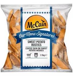 SWEET POTATO RUSTICS (4X2.5KG)